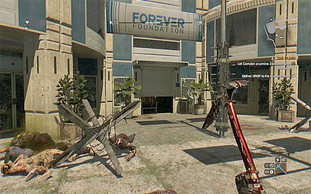 The clinic entrance is on the ground floor - 14: The Clinic | Main quests - Old Town #2 - Main quests - Old Town #2 - Dying Light Game Guide