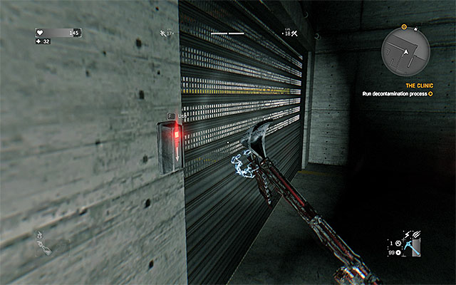 Unlock passage after you dodge the mutants charge - 14: The Clinic | Main quests - Old Town #2 - Main quests - Old Town #2 - Dying Light Game Guide