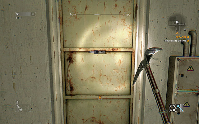 An alternative passage to the Slum is in the location with the antenna. - 15: Extraction | Main quests - Old Town #2 - Main quests - Old Town #2 - Dying Light Game Guide