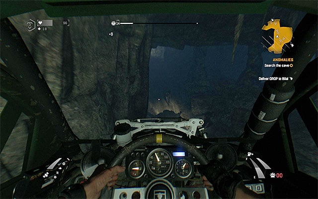 You can now use the buggy to make a simple leap - Anomalies | Main story - Main story - Dying Light: The Following Game Guide
