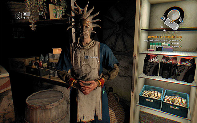 Speak with the Faceless at the farm - Stranger in a Strange Land | Main story - Main story - Dying Light: The Following Game Guide