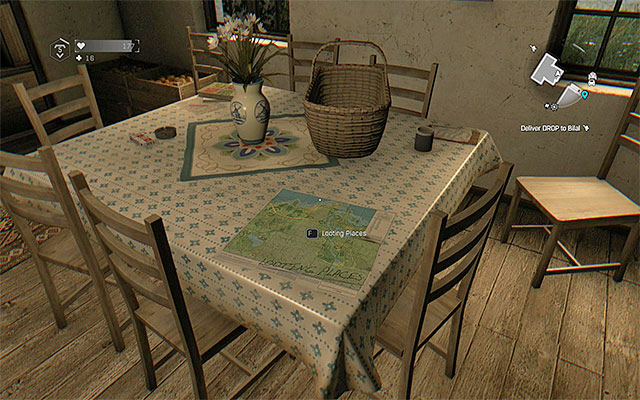 You can find the first map at Jasirs Farm, i - Additional treasure maps | Additional novelties of The Following - Additional Novelties of The Following - Dying Light: The Following Game Guide