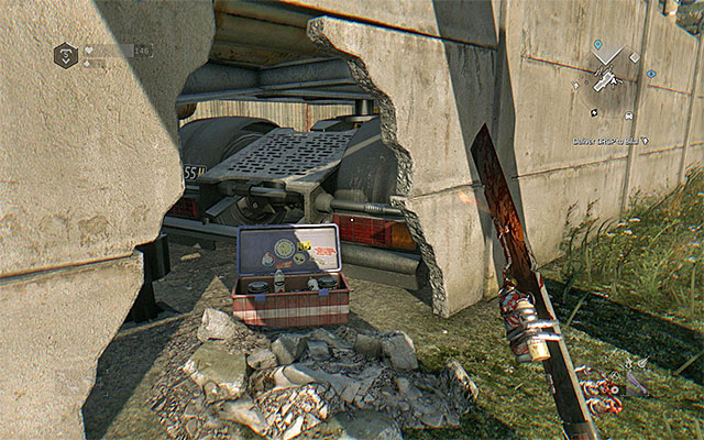 Despair Paint Job - You can find this paint job in the Southern part of the map, by the huge warehouse that belongs to a delivery company - Paint Jobs and Accessories | Secrets - Secrets and Achievements - Dying Light: The Following Game Guide