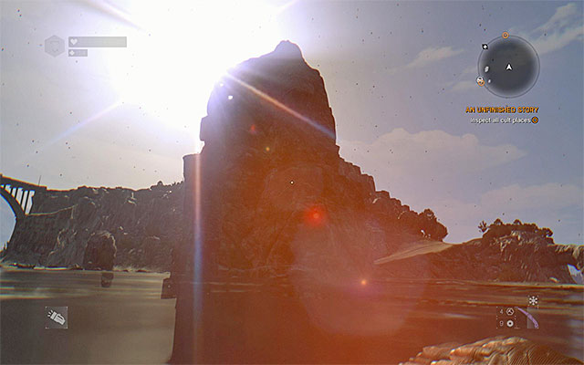 You have to climb to the top of the rock. - An Unfinished Story | Main story - Main story - Dying Light: The Following Game Guide