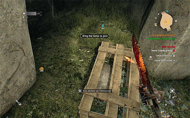 Enter Sabits cottage across the window - Two Roads Diverged | Side quests - Jasirs Farm - Jasirs Farm | Side Quests - Dying Light: The Following Game Guide