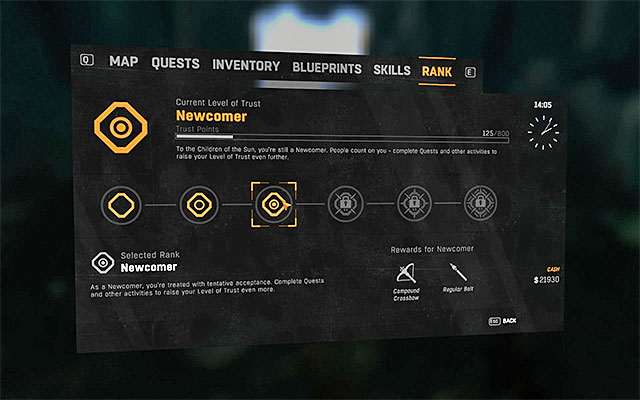 You need to reach the Newcomer rank - The Compound Crossbow | Additional novelties of The Following - Additional Novelties of The Following - Dying Light: The Following Game Guide