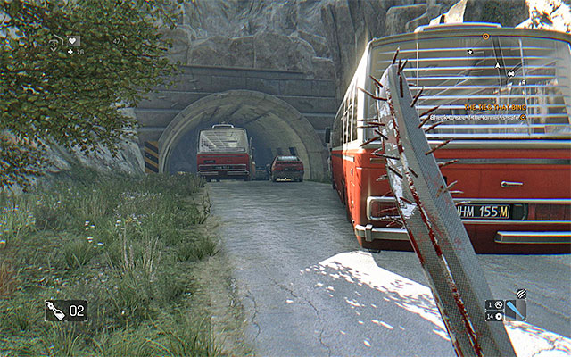 The entrance to the tunnel with hive in - The Ties That Bind | Side quests - Jasirs Farm - Jasirs Farm | Side Quests - Dying Light: The Following Game Guide