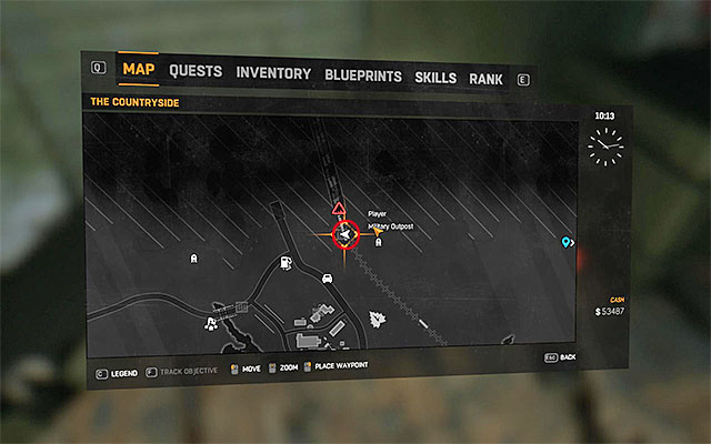 The Blueprint is located in a wagon, in the northern part of the map - How to Get The Best Parts? | The Buggy - The Buggy - Dying Light: The Following Game Guide