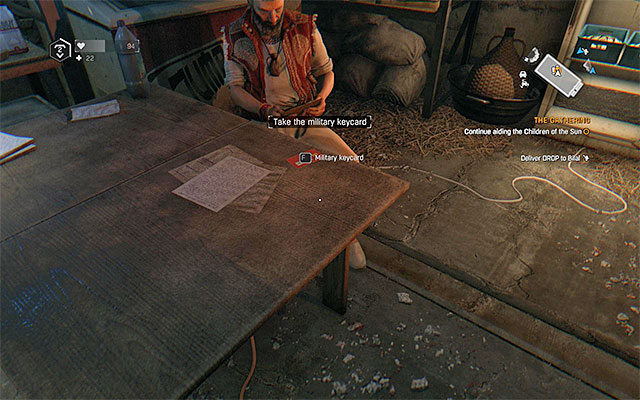 Take the military keycard - The Gathering | Main story - Main story - Dying Light: The Following Game Guide