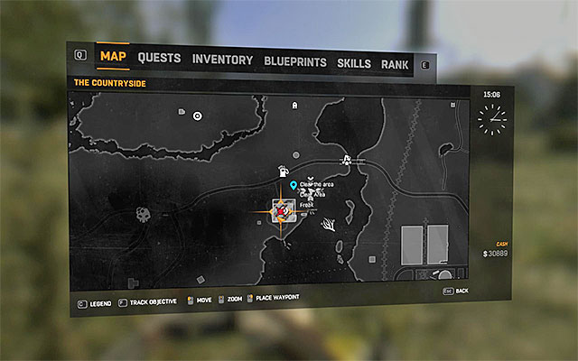 Beelzebufo can be found at the household located at the southern section of the map, shown on the above screenshot - How to defeat Beelzebufo? | Side quests - Other locations - Other locations | Side Quests - Dying Light: The Following Game Guide