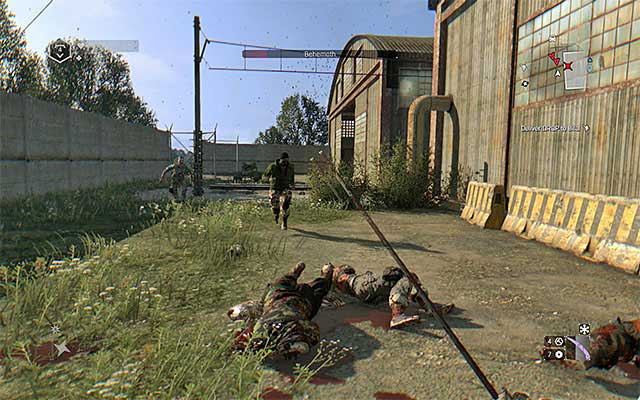 Eliminate any running infected lured by the sounds of battle regularly. - How to defeat Behemoth? | Side quests - Other locations - Other locations | Side Quests - Dying Light: The Following Game Guide