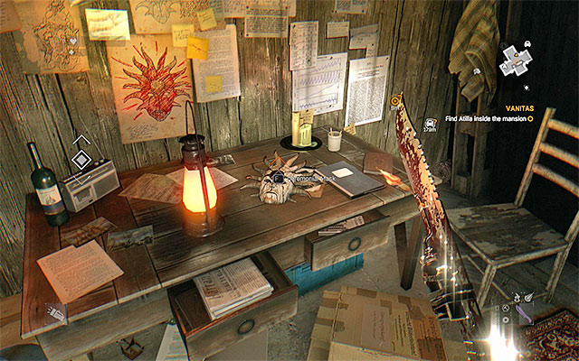 Mask 5, 6, 7, 8 - a total of four masks can be found during the exploration of the Atillas manor, located at the south-eastern section of the map - Masks | Secrets - Secrets and Achievements - Dying Light: The Following Game Guide