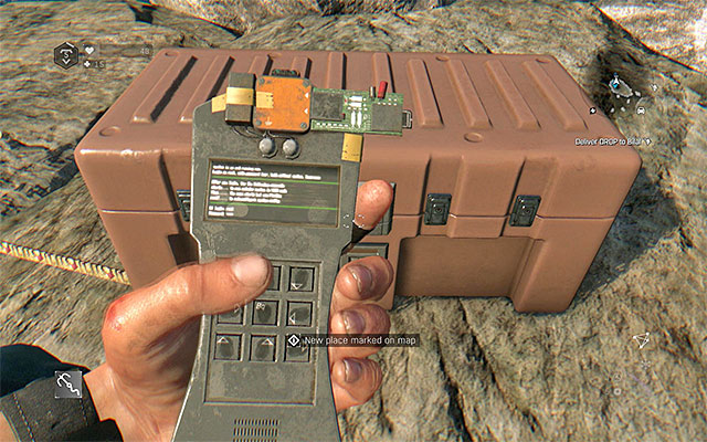 A Mysterious Box with a Blueprint. - How to obtain The Button (easter egg)? | Secrets - Secrets and Achievements - Dying Light: The Following Game Guide