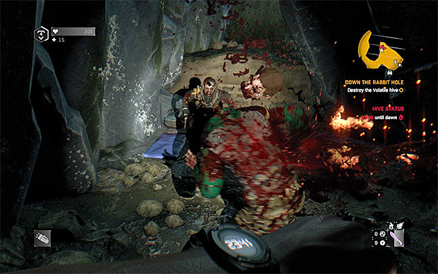 Get rid of Toads and infected. - Down the Rabbit Hole | Side quests - Jasirs Farm - Jasirs Farm | Side Quests - Dying Light: The Following Game Guide