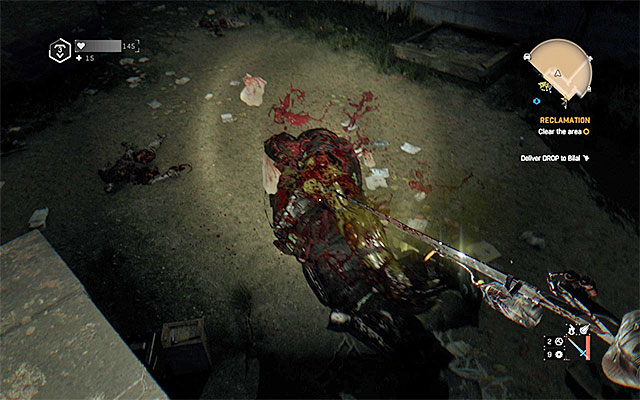 Keep fighting until you defeat Holler. - Reclamation (Holler boss) | Side quests - Jasirs Farm - Jasirs Farm | Side Quests - Dying Light: The Following Game Guide