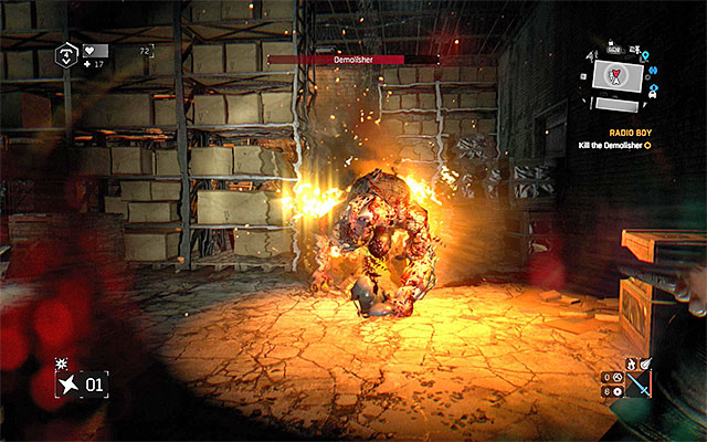 Demolisher can be weakened from a safe distance. - Radio Boy | Side quests - Other locations - Other locations | Side Quests - Dying Light: The Following Game Guide