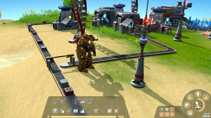 An important element is also the special quadrant, with which you can run two intersecting conveyor belts - Dyson Sphere Program: Production chains - conveyor belts, storage - Basics - Dyson Sphere Program Guide