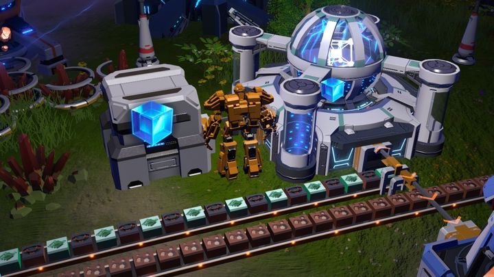 Belt conveyor delivering alternate materials. - Dyson Sphere Program: Technologies Guide - Basics - Dyson Sphere Program Guide