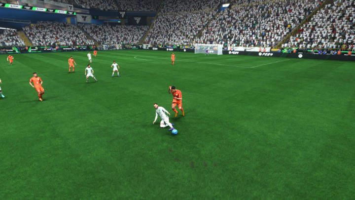 You can also use sliding tackle (Square/X) in the game, but this is a last-resort option or used when you are sure you won't foul - EA Sports FC 24: Defense - EA Sports FC 24: Basics - EA Sports FC 24 - game guide