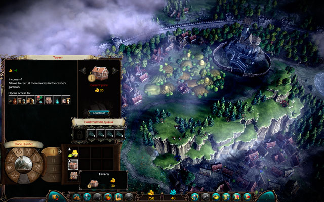 Once it's up and running, hire your first units - How to Begin? - Eador: Masters of the Broken World - Game Guide and Walkthrough