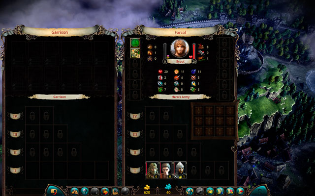 At this point, you should look around the capital and check how strong are the creatures in its dungeons - How to Begin? - Eador: Masters of the Broken World - Game Guide and Walkthrough