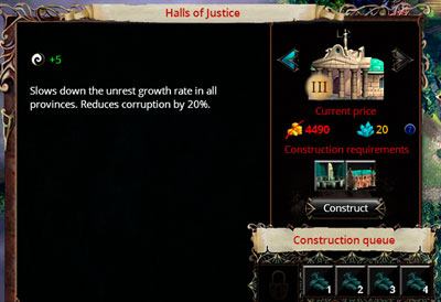 Large kingdoms struggle with corruption - if the kingdom grows too extensive, some portion of revenues will start going missing - Corruption - Economy - Eador: Masters of the Broken World - Game Guide and Walkthrough