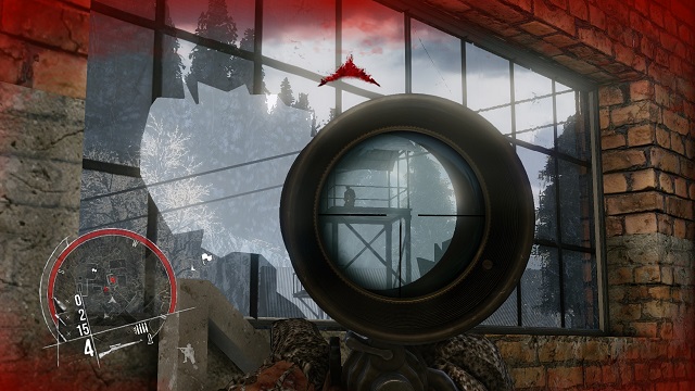 Those stationed on watchtowers are always screwed. - Mission 10 - Winter in Vemork - Singleplayer campaign mode - Enemy Front - Game Guide and Walkthrough