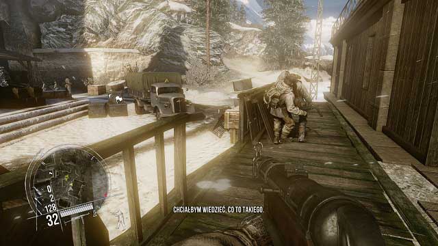 And the throat has been cut... - Mission 10 - Winter in Vemork - Singleplayer campaign mode - Enemy Front - Game Guide and Walkthrough