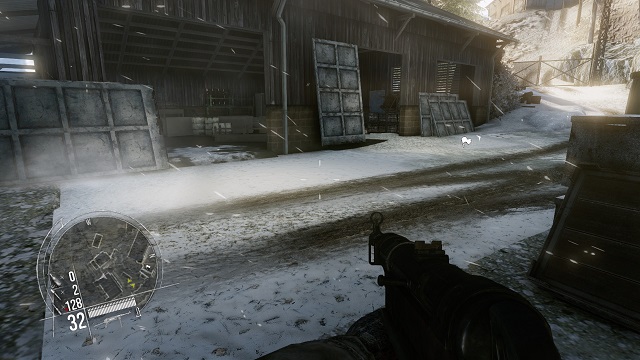 I smell some secrets. - Mission 10 - Winter in Vemork - Singleplayer campaign mode - Enemy Front - Game Guide and Walkthrough