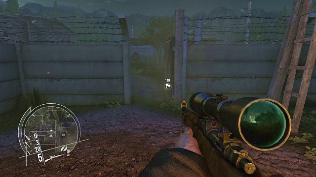 The road to the last part of the encampment. - Mission 13 - V2 Attack - Singleplayer campaign mode - Enemy Front - Game Guide and Walkthrough