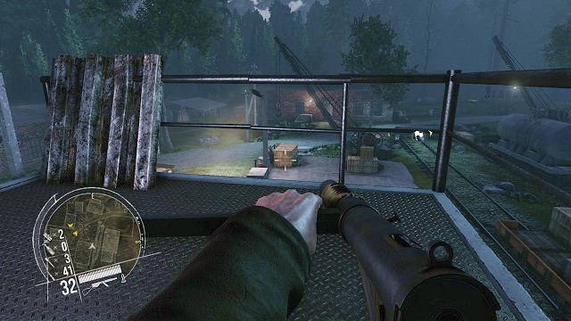 An accident at work. It happens. - Mission 14 - Fire from the Sky - Singleplayer campaign mode - Enemy Front - Game Guide and Walkthrough