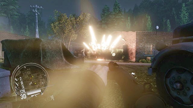 Wow! - Mission 14 - Fire from the Sky - Singleplayer campaign mode - Enemy Front - Game Guide and Walkthrough