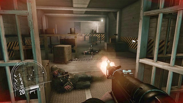 You shouldnt have opened the gate at all... - Mission 14 - Fire from the Sky - Singleplayer campaign mode - Enemy Front - Game Guide and Walkthrough