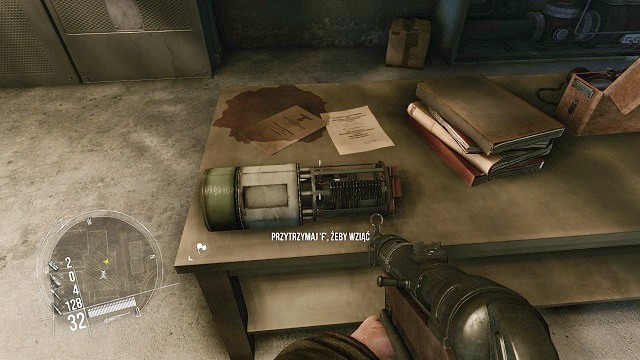 The second part of the riddle. You need to find the third and the last one. - Mission 14 - Fire from the Sky - Singleplayer campaign mode - Enemy Front - Game Guide and Walkthrough