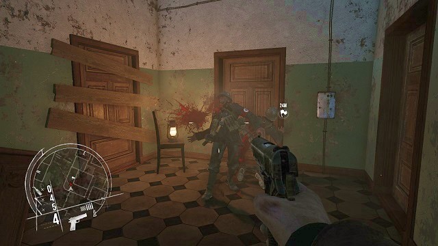 If someone isnt opening the doors, it means that youre not welcome. - Mission 15 - The Final Day - Singleplayer campaign mode - Enemy Front - Game Guide and Walkthrough