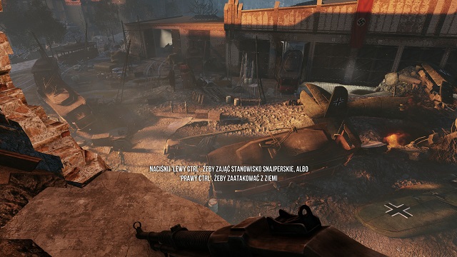 This decision is bad, the other one doesnt look so promising either... - Mission 16 - The Fall of Warsaw - Singleplayer campaign mode - Enemy Front - Game Guide and Walkthrough