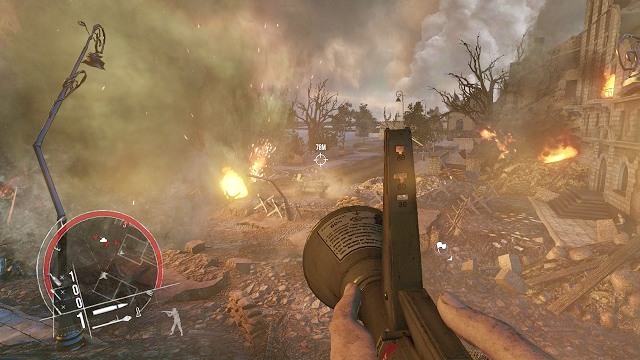 Destroy the goddamn tank! - Mission 16 - The Fall of Warsaw - Singleplayer campaign mode - Enemy Front - Game Guide and Walkthrough