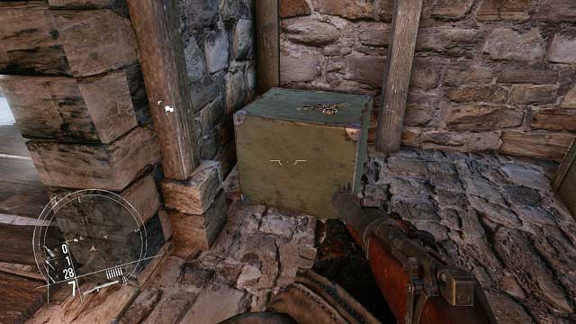 The location of the 1st secret. - Mission 10 - Collectibles - Enemy Front - Game Guide and Walkthrough