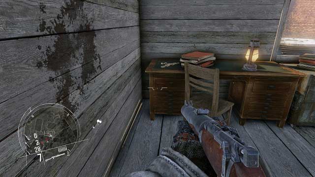 The location of the 2nd secret. - Mission 10 - Collectibles - Enemy Front - Game Guide and Walkthrough