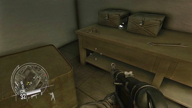 The location of the 4th secret. - Mission 10 - Collectibles - Enemy Front - Game Guide and Walkthrough