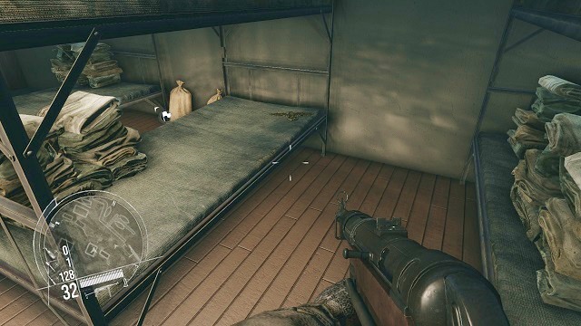 The location of the 2nd secret. - Mission 11 - Collectibles - Enemy Front - Game Guide and Walkthrough