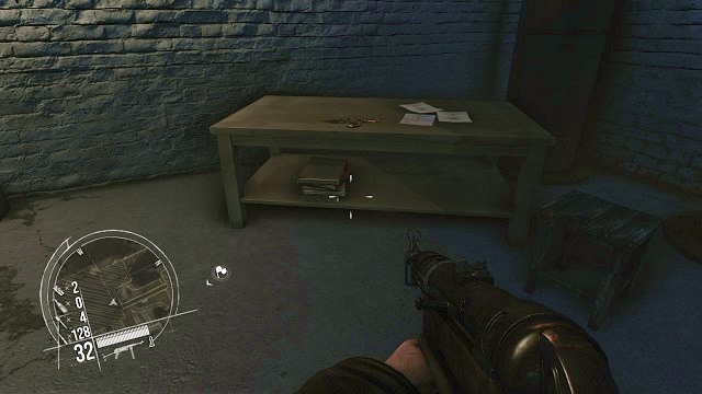 The location of the 4th secret. - Mission 14 - Collectibles - Enemy Front - Game Guide and Walkthrough