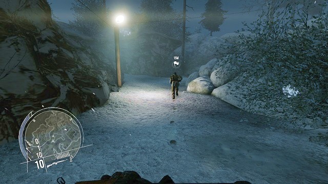 Something is fishy... - Mission 11 - Fortress at Oscarsborg - Singleplayer campaign mode - Enemy Front - Game Guide and Walkthrough