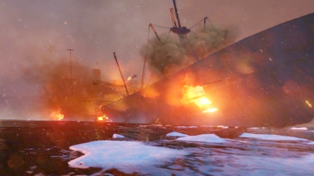 Sink already! - Mission 11 - Fortress at Oscarsborg - Singleplayer campaign mode - Enemy Front - Game Guide and Walkthrough