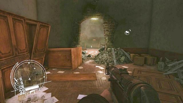 Someone must have really been bent on escaping - Mission 1 - The First Victory - The single player campaign mode - Enemy Front - Game Guide and Walkthrough