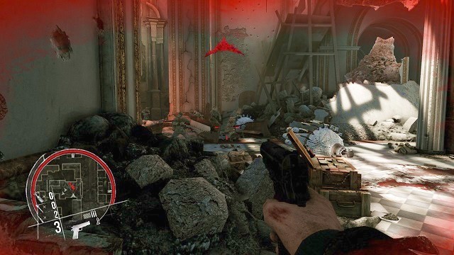 Attack from behind! - Mission 4 - Siege of St Cross - The single player campaign mode - Enemy Front - Game Guide and Walkthrough