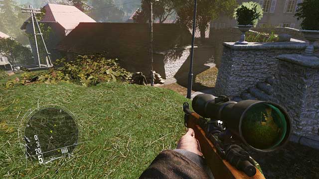 A sniper shot from the distance of 5 meters. Thats new. - Mission 7 - Chateau Assault in Loue Valley - The single player campaign mode - Enemy Front - Game Guide and Walkthrough
