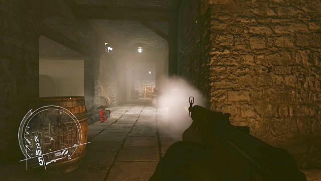 You should have keep sober on duty! - Mission 7 - Chateau Assault in Loue Valley - The single player campaign mode - Enemy Front - Game Guide and Walkthrough