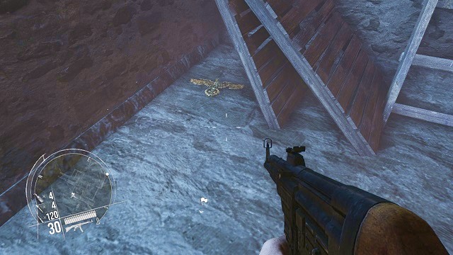 The location of the 3rd collectible. - Mission 3 - Collectibles - Enemy Front - Game Guide and Walkthrough