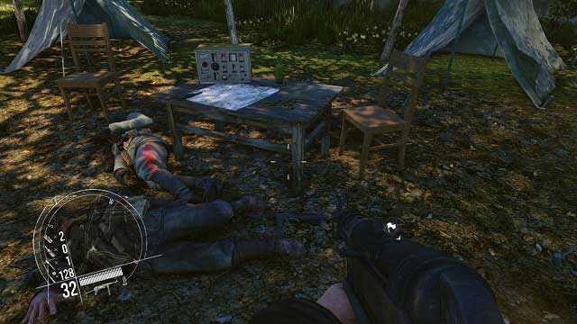 The location of the 2 collectible. - Mission 5 - Collectibles - Enemy Front - Game Guide and Walkthrough